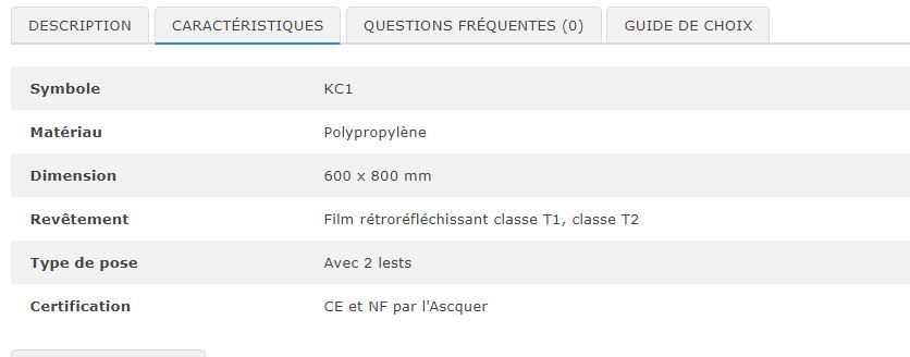 30009 - Panneau de chantier KC1 fauchage - plastique - 600 x 800 mm_1