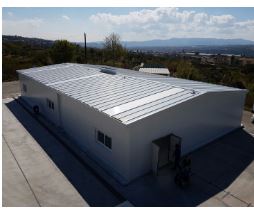 Bâtiment préfabriqué à structure métallique modulaire gamme ecorapid pour sports et récréation - cualimetal_1