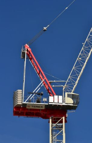 Grue à tour à flèche relevable Terex CTL 282-18 - Capacité max. 18 t - Flèche 60 m_1