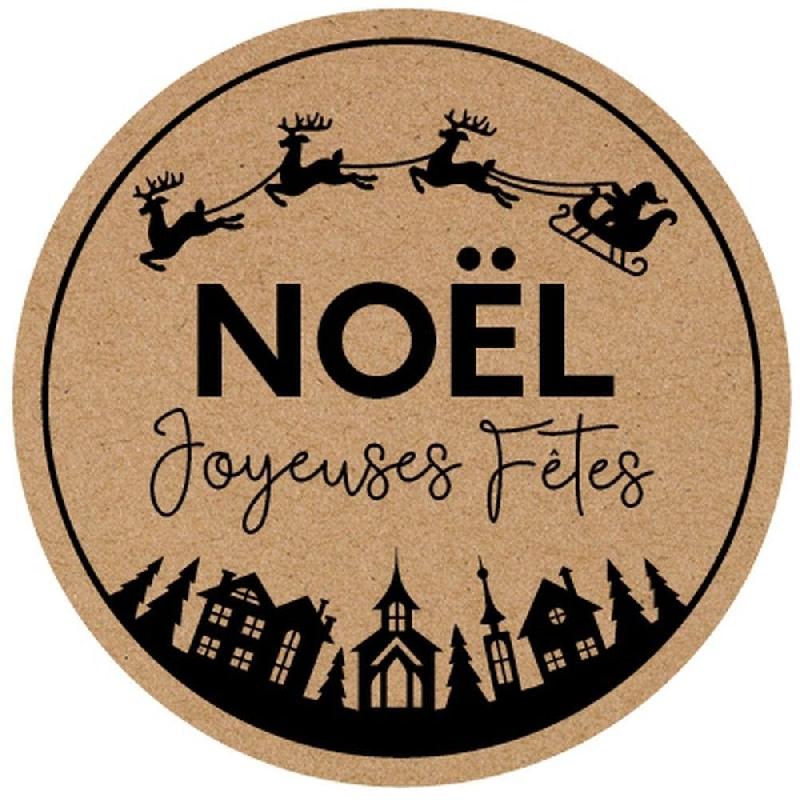 Etiquette cadeau adhésive 