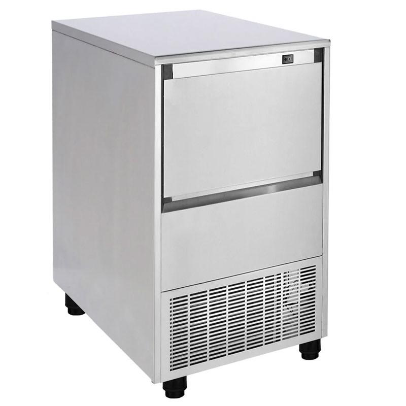 Machine à glaçons pleins cubiques 99 kg/24h - stockage 35 kg_1