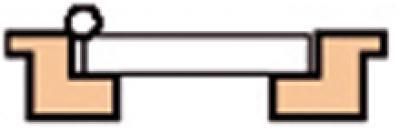 Tecavi 60 AD46 - Façade de gaine technique - Cofim - Cadre bois exotique_1