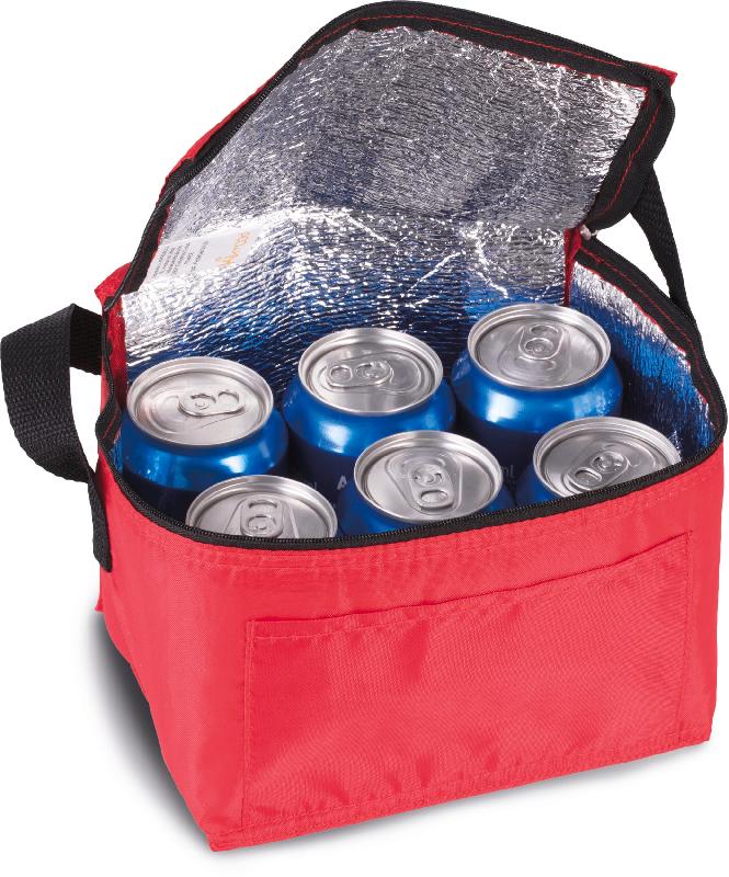 Mini sac isotherme Kimood - Réf: KI0345 - Polyester 210D, Paroi Aluminium, Capacité 6 Canettes_1