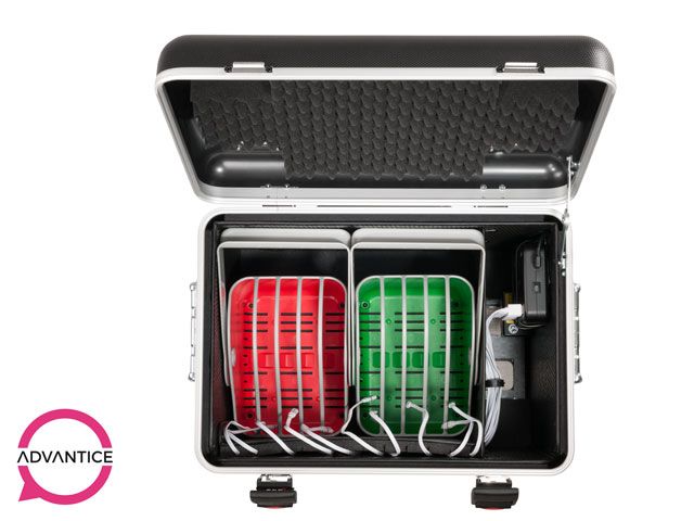 Paraproject Case i10 - Valise multimédia avec paniers amovibles pour le stockage et le rechargement de 10 tablettes jusqu'à 11''_1