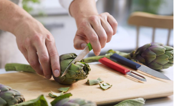 Set de 3 couteaux de cuisine Opinel - couteau d'office, cranté et éplucheur - lames en acier inoxydable_1