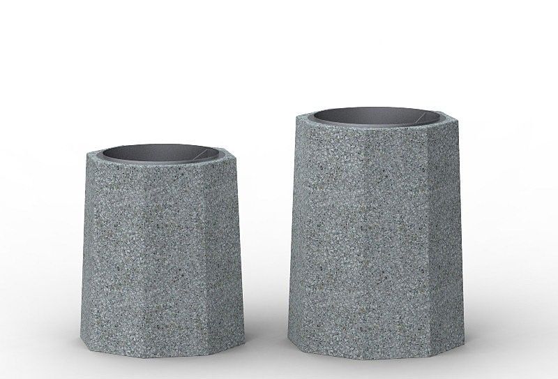 Poubelle publique 003305 - Pasaż - Komserwis - 40L - Hauteur 60 cm - Diamètre 50 cm_1