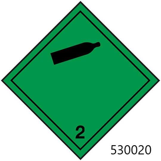 Étiquette matières dangereuses - 530035 – 10 x 10 cm - 