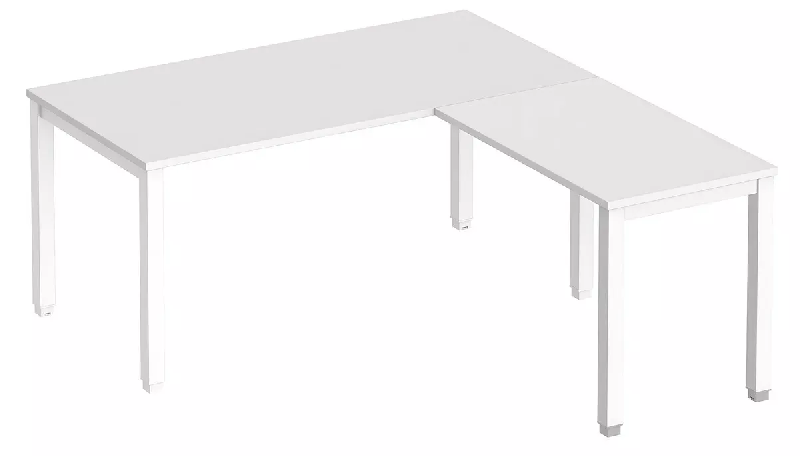 Bureau individuel avec retour So Vicar réglable en hauteur_1