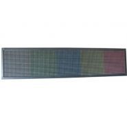 PL192032OM - Journal lumineux multicolore extérieur/intérieur Gaviota Impex - largeur 196 cm (cadre compris) - Programmable via USB_1