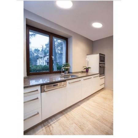 Plafonnier CARME IP44 LED SMD 16.50W - CCT 3000K, 4000K, 6000K - Diamètre 280 mm - Finition opale - Spécial salle de bains_1