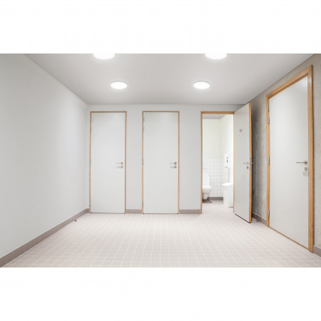 Plafonnier LED SMD Valgus IP54 18W 4000K Blanc - Ø300mm, polycarbonate opale_1