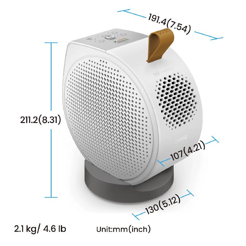 Vidéoprojecteur nomade GV50 Full HD Blanc_1