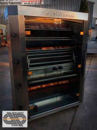 Rôtissoire gaz grandes flammes ? Doregrill neoflam 8 broches - chartg170313_1