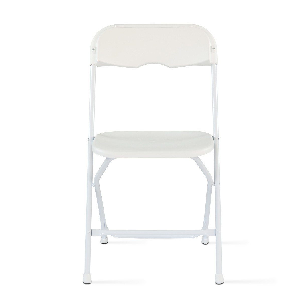 Chaises pliantes de réception - Lot de 10 - Structure acier époxy, assise PEHD, usage intérieur/extérieur_1