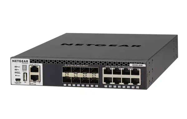 NETGEAR M4300-8X8F Géré L3 10G Ethernet (100/1000/10000) 1U Noir_1