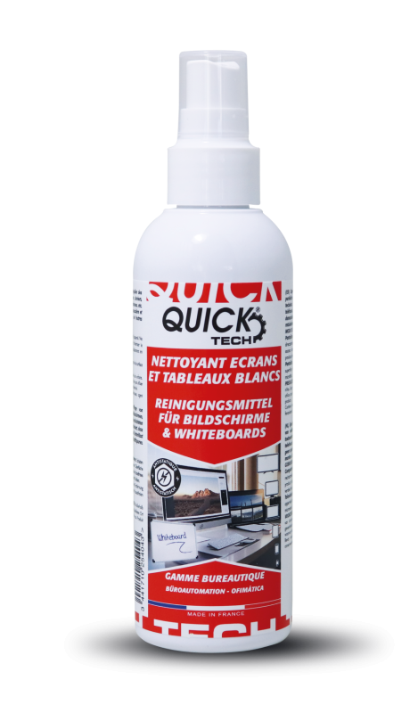 Nettoyant sans alcool ecrans et tableaux blancs quick tech king vapo de 200ml_1