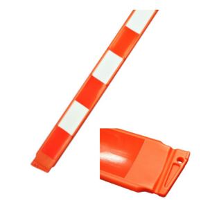 Lisse fixe pour cônes - léger, robuste, en polyéthylène vierge 100 % recyclable - bande réfléchissante classe 1_1