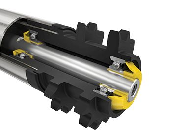 Série 3870 - Rouleaux motorisés Interroll - Vitesse de convoyage max. 0,5 m/s - Accouplement par friction et construction robuste_1