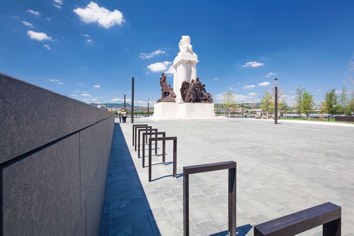 Sl505 arceau urbain lotlimit - mmcité 1 a.S. - en acier - hauteur 1005 mm_2