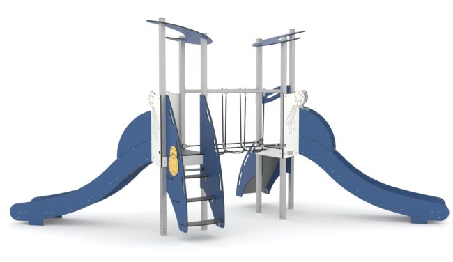 Structure multi-activités métallique Astra - 1KAST0007-01 - Ludoparc - pour enfants dès 2 ans - dimensions 510x340x260 cm_1