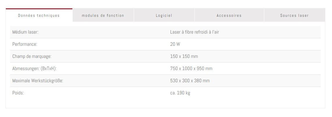 Lg150 - marquages laser - Penteq - dimensions 750 x 1000 x 950 mm - système laser de bureau industriel classe 1_1