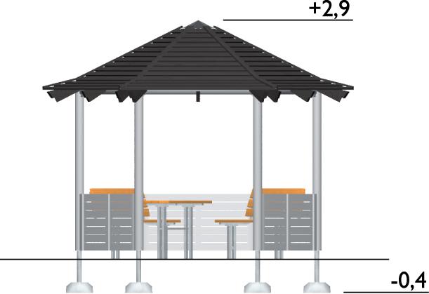 Uniplay Miami réf-8020955 - Hags - Chalet en bois avec fondation à enterrer_1