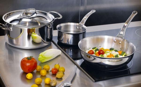 17789 - Ensemble Affinity De Buyer 11 pièces - casseroles, poêles et sauteuse en inox avec couvercles_1