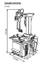 As944llw - monte/demonte-pneus automatique provac avec blocage exterieur de 10 à 24_1