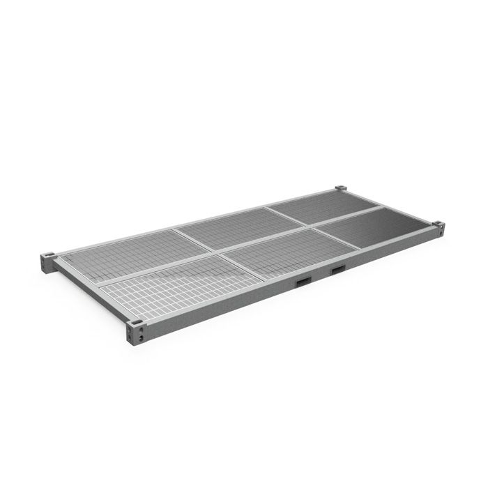 Cadre solaire - Taille standard container 10 pieds - Puissance solaire 2,37 kWc_1