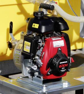 Réservoir d'arrosage avec motopompe essence et tuyau de 25 m