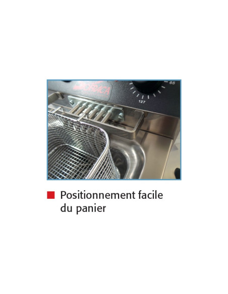 Friteuse électrique - 9 Litres sur placard - Thermostat de régulation et sécurité - 92094C - SOFRACA_1