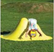 Module mono-bloc en résine polyester et fibre de verre pour jeunes enfants - double bosse, 4 couleurs disponibles - Roka_1