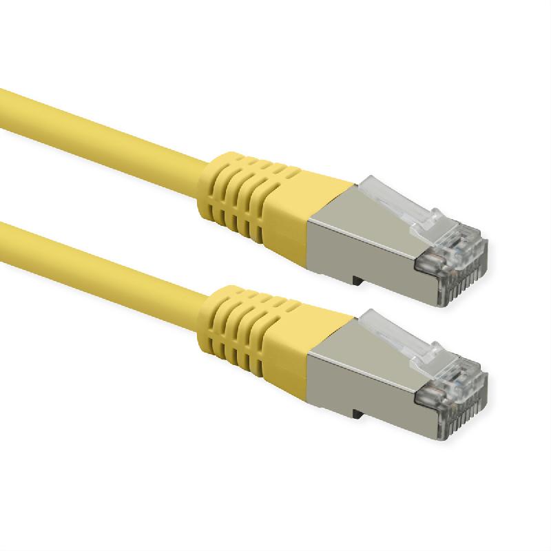 ROLINE Cordon Cat.6 (Classe E), PoE, S/FTP (PiMF) , jaune, 3 m_1