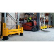 Barrière rack end barrier - simple et double rail - protection flexible et résistante pour zones à haut rendement_1