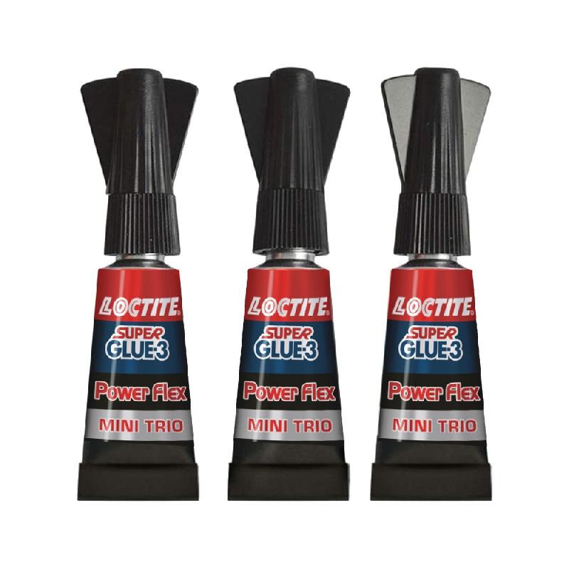 Colle glue gel super glue 3 Power Flex LOCTITE - résiste à l'eau - 3 g - intérieur/extérieur_1