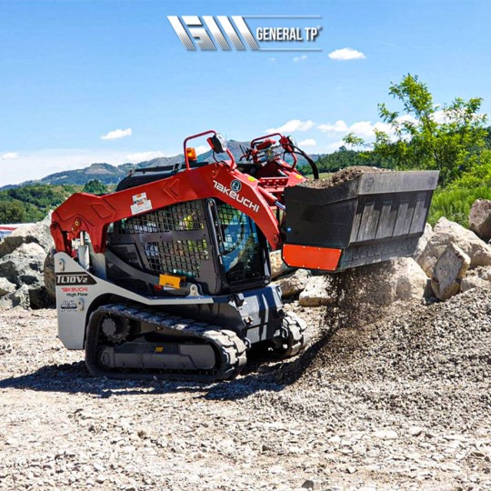 Godet cribleur étoile frontal série GMVF - Pour mini-chargeuse et chargeuse compacte - Modèles adaptables avec système breveté_1