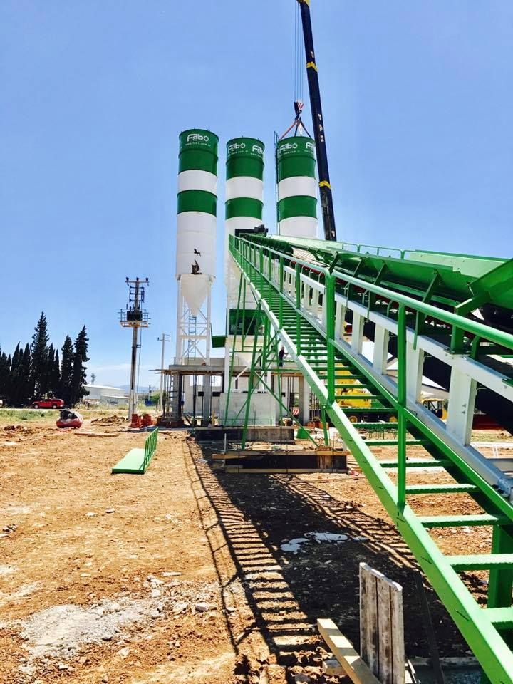 Powermix-200 centrale à béton fixe Fabo - capacité 200 m3/h - mélangeur double arbre 6 m3_1