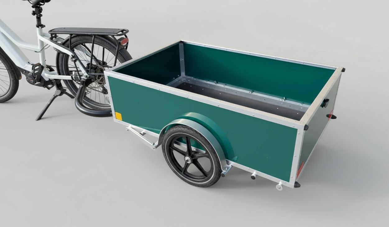 Remorque vélo ridelles 