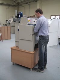 Cabine de sablage / microbilleuse manuelle d'établi - Finimac - 38 kg avec accessoires complets_1