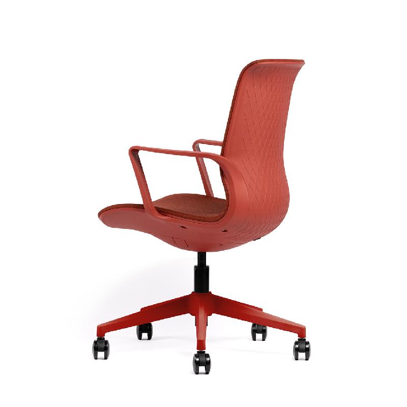 Fauteuil de Bureau Izao : Design Contemporain et Ergonomie Intuitive - Terracotta - SM1_1
