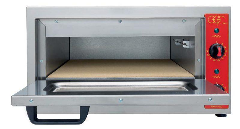 Four à pizza électrique porte vitrée - 1 pizza Ø 40 cm - 1 chambre | Ggf - MICROV_1