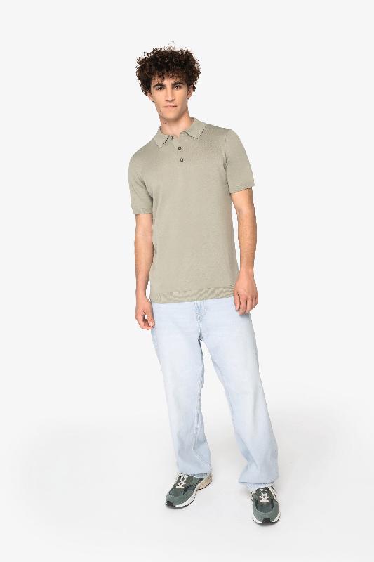 Polo écoresponsable en maille homme - 100% coton biologique - Réf: NS203 - Native Spirit_1