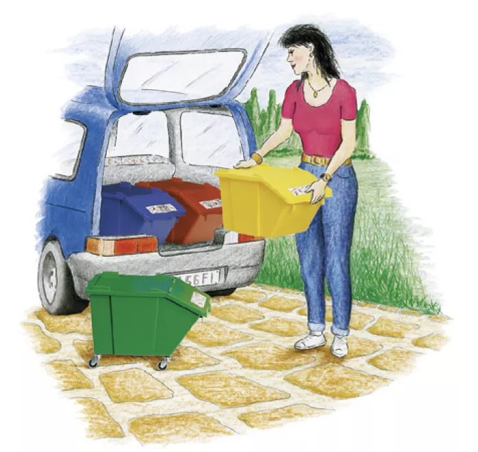 Poubelle pick-up 45l + couvercle jaune_1