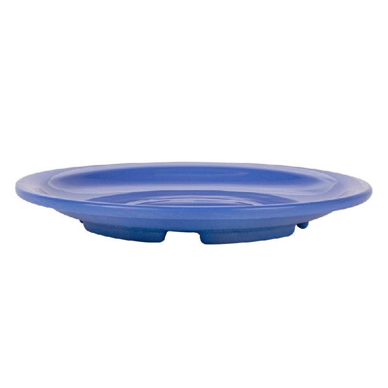 Soucoupe café mélamine bleu Ø13,8cm - par 12_1