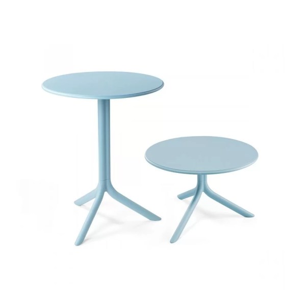 Table à hauteur réglable en résine renforcée SPRITZ - Stamp - 2 colonnes de hauteur 76,5 cm et 40 cm_1