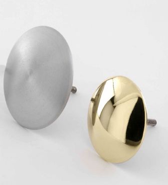 Clou de délimitation pour voirie en inox ou laiton, diamètre 100 mm, fixation durable