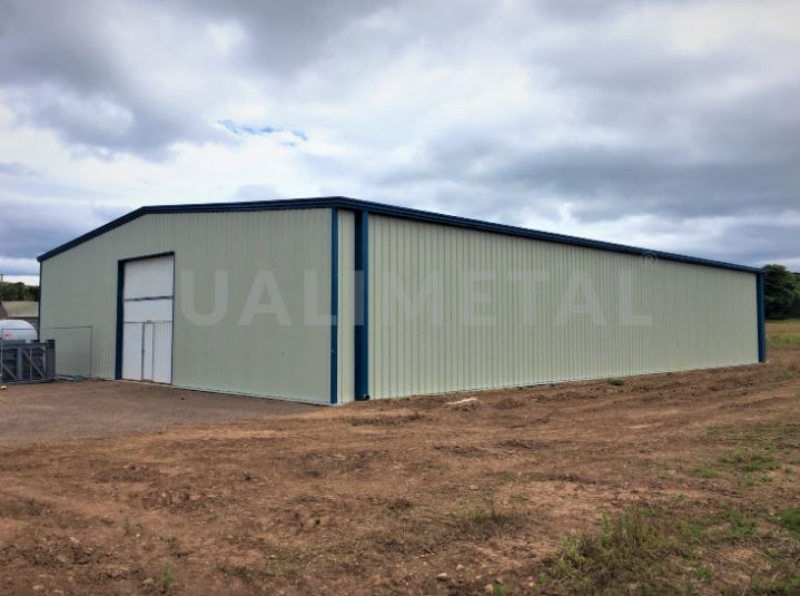 Entrepôt modulaire gamme Ecorapid - structure métallique préfabriquée pour chantiers, dépôts ou centres de production - Cualimetal_1