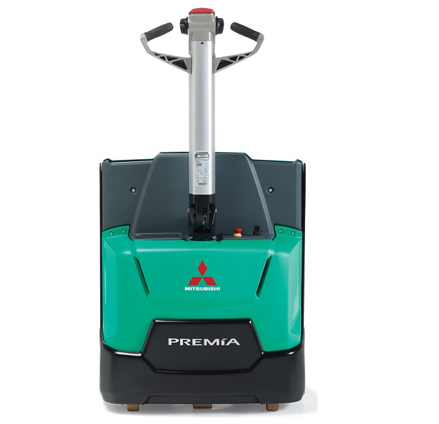 Location courte durée de transpalette électrique Mitsubishi - 2000 kg Premia ES PBP20N2E - intérieur, allées étroites_1