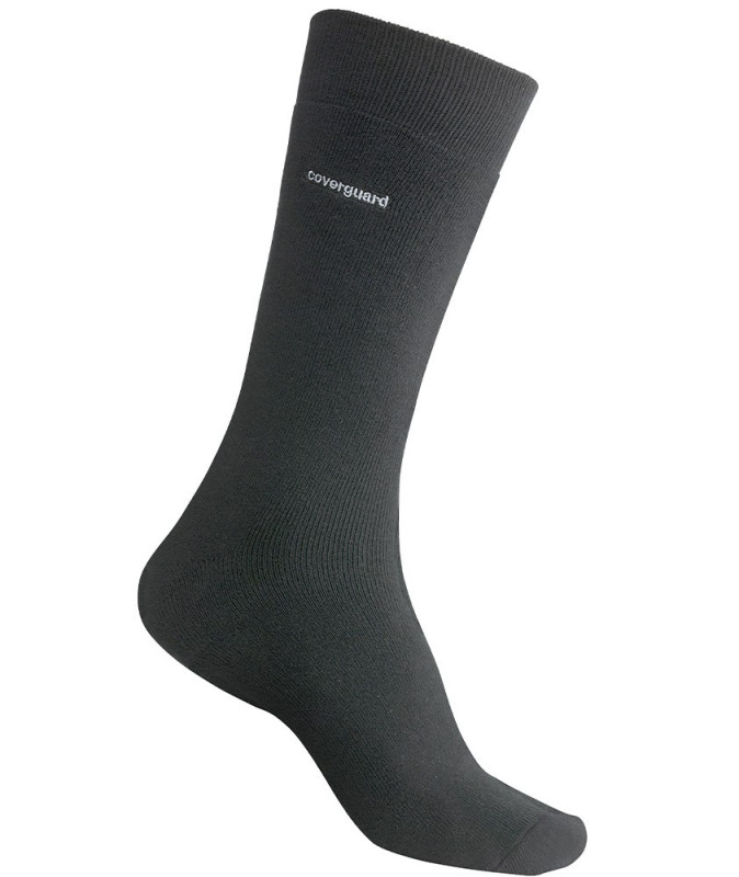 Chaussettes arborea noire 95%thermo 5%spandex t43-46_1