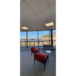 Plafonnier LED DHALEX 600 x 600 - Haute efficacité 30W UGR19 pour bureaux, écoles et établissements de santé - Multi K IP40_1